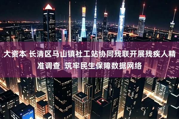 大资本 长清区马山镇社工站协同残联开展残疾人精准调查  筑牢民生保障数据网络