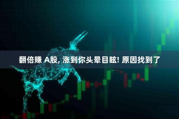 翻倍赚 A股, 涨到你头晕目眩! 原因找到了