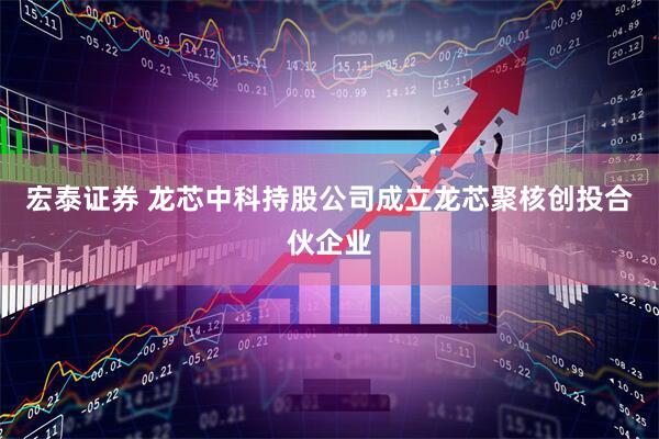 宏泰证券 龙芯中科持股公司成立龙芯聚核创投合伙企业