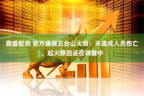 鼎盛配资 官方通报五台山火情：未造成人员伤亡，起火原因还在调查中